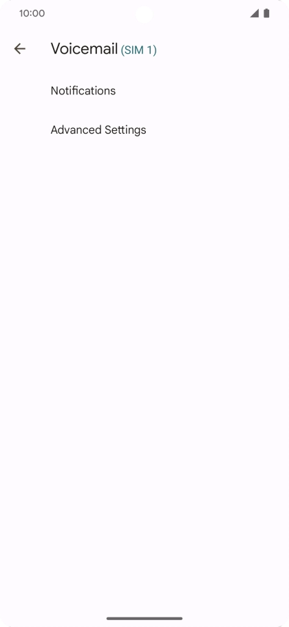 Press Advanced Settings.