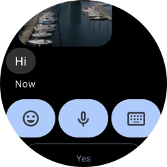 Press the microphone icon.