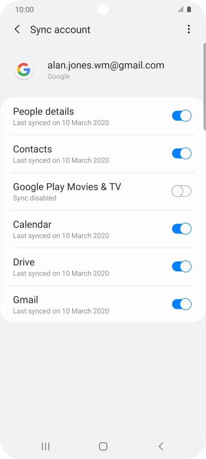 Press the Home key to return to the home screen. Press the Home key to return to the home screen.