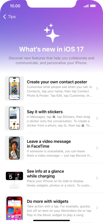 Slide your finger upwards starting from the bottom of the screen to return to the home screen.