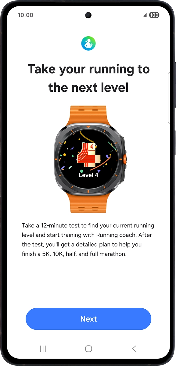 On your phone: Press Next.