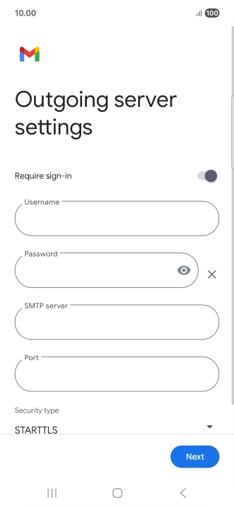 Press the indicator next to Press the indicator next to