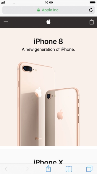 Press the screen a little harder until the content of the message is opened in the relevant application.