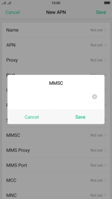 Key in http://pxt.vodafone.net.au/pxtsend and press Save.