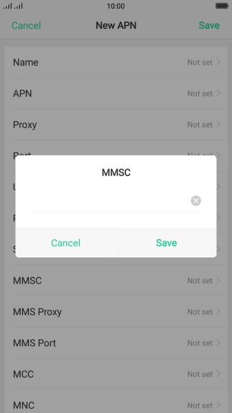 Key in http://pxt.vodafone.net.au/pxtsend and press Save.