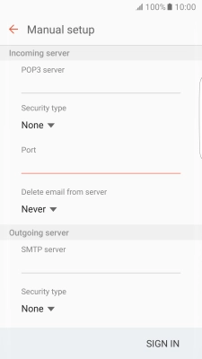 Press the drop down list below Press the drop down list below