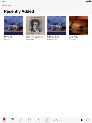 Press the drop down list.