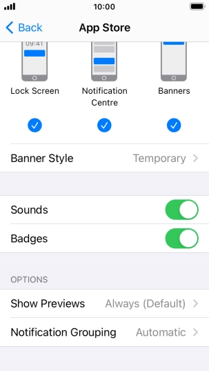 Press Notification Grouping.