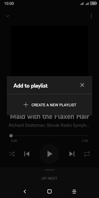 Press CREATE A NEW PLAYLIST.