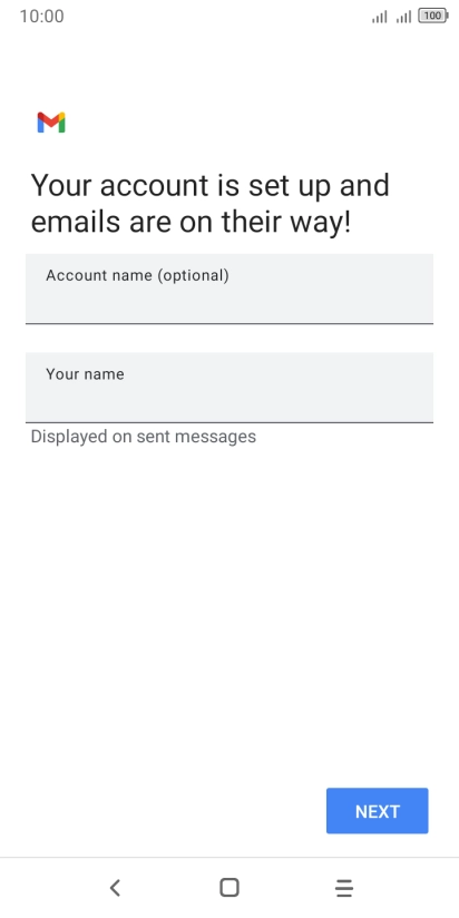 Press the field below 