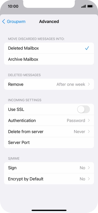 Press Authentication.