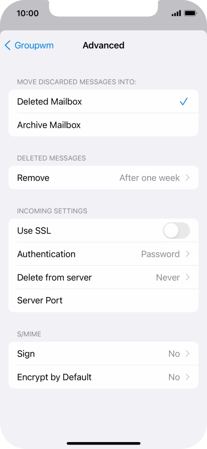 Press Authentication.