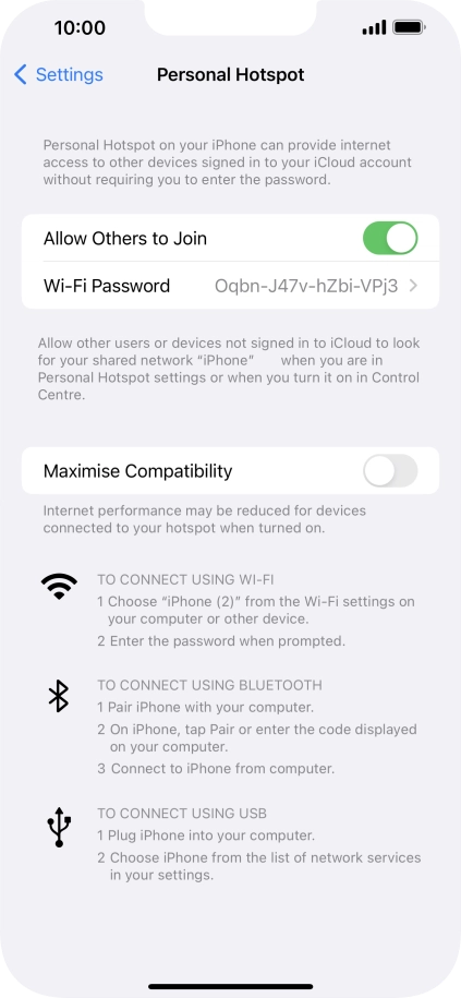 Slide your finger upwards starting from the bottom of the screen to return to the home screen.