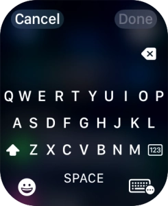 Press the input icon.