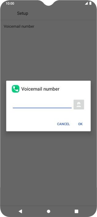 Key in +61414121121 and press OK.