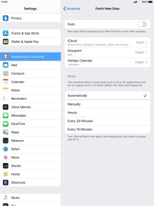 If you turn off the function, press the required setting. If you turn off the function, press the required setting.