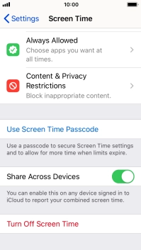 Press Always Allowed.
