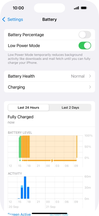 Slide your finger upwards starting from the bottom of the screen to return to the home screen.