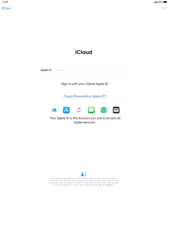 Press the field next to 
