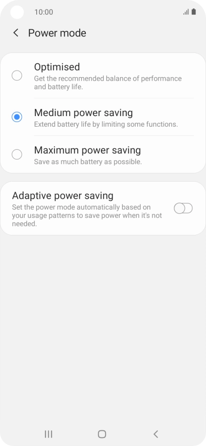 Press the Home key to return to the home screen.