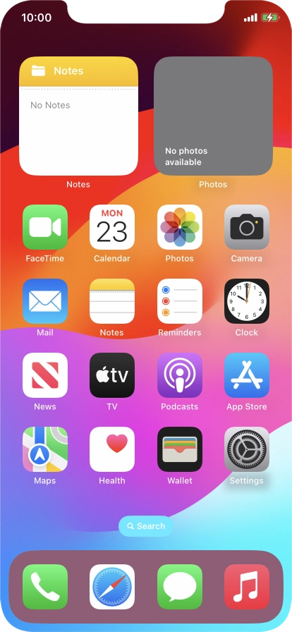 When the battery charging icon is displayed, the battery is charging.