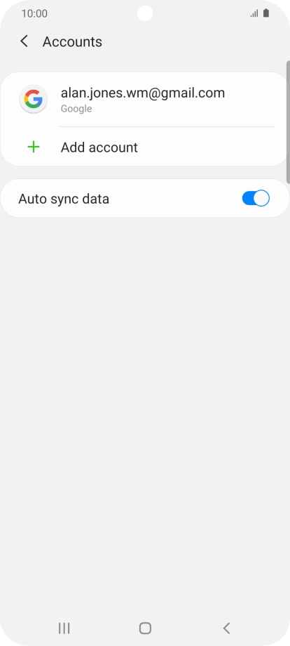 Press the Home key to return to the home screen.