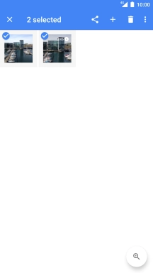 Press the share icon.