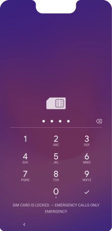 If you're asked to key in your PIN, do so and press the confirm icon.