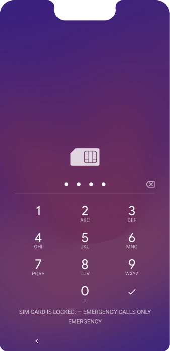 If you're asked to key in your PIN, do so and press the confirm icon.