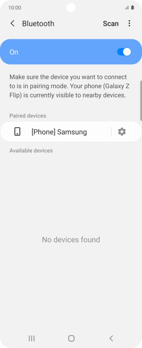Press the Home key to return to the home screen.