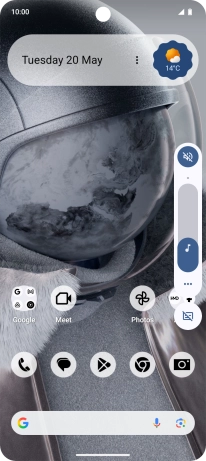 Press the sound mode icon. Press the sound mode icon.