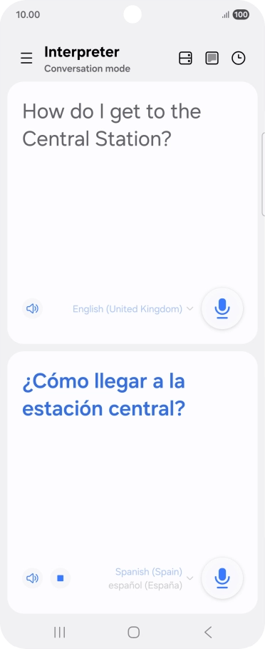 Follow the instructions on the screen to select the required language settings and use the function. Follow the instructions on the screen to select the required language settings and use the function.