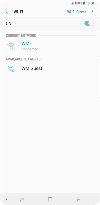 Press the Home key to return to the home screen.