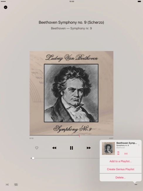 Press Add to a Playlist.... Press Add to a Playlist....