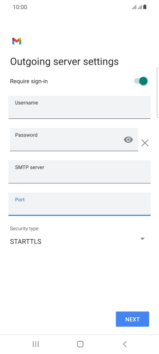 Press the drop down list below 