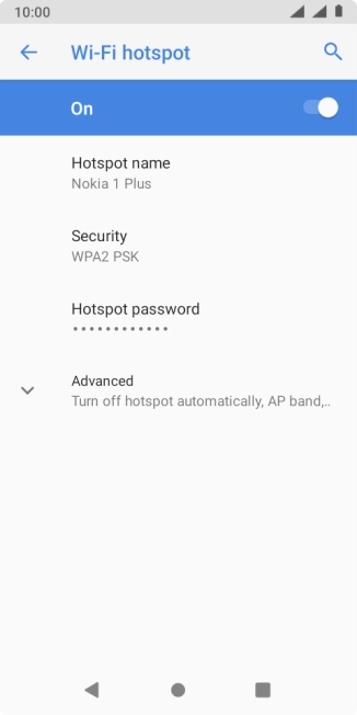 Press the Home key to return to the home screen.