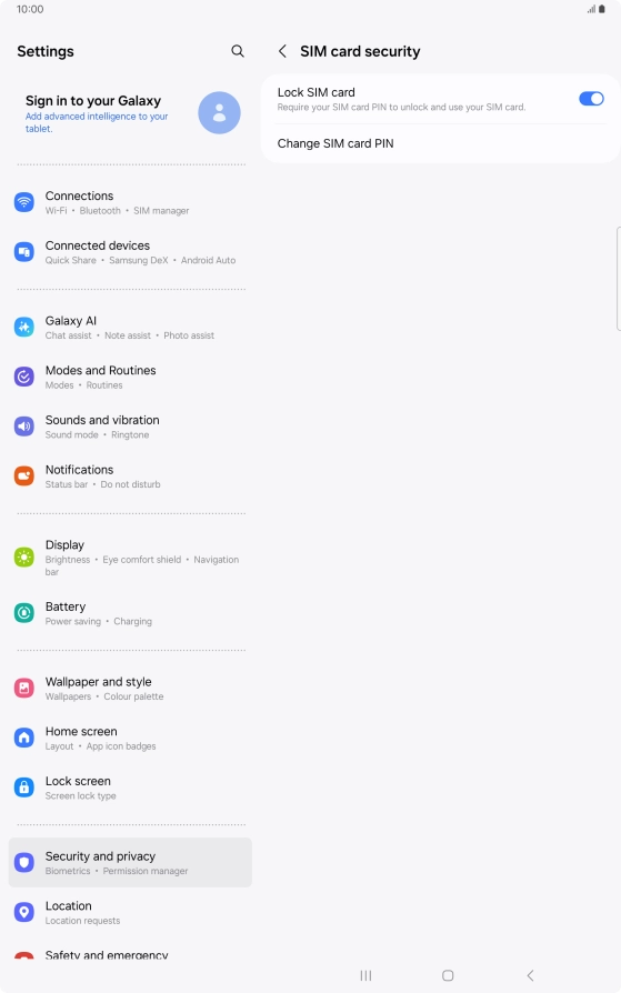 Press the indicator next to Press the indicator next to