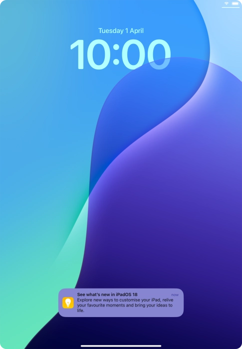 Press the required notification and follow the instructions on the screen to use the selected function.