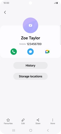 Press the Home key to return to the home screen.
