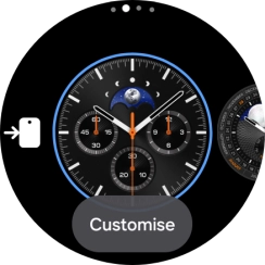 Slide your finger left on the screen.