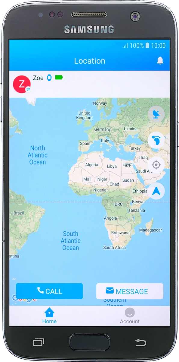 On your phone: Press Account.
