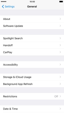 Press Accessibility.