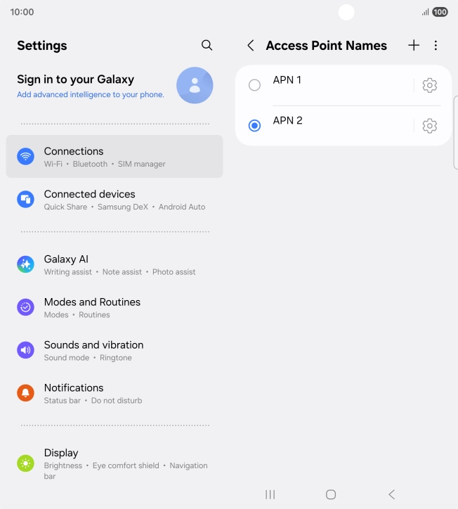 Press the Home key to return to the home screen.