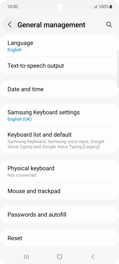 Press Date and time.