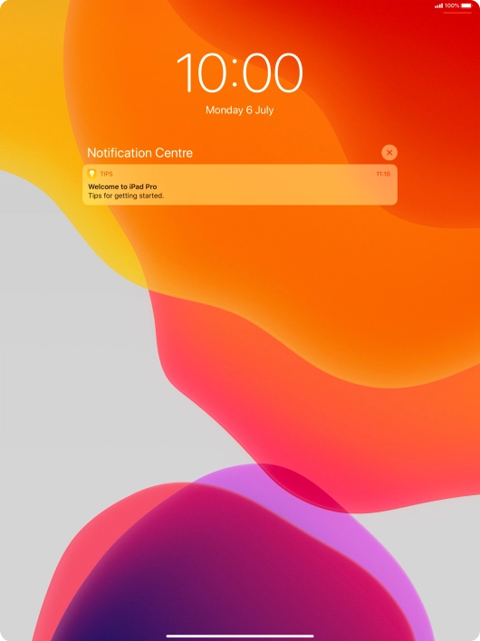 Press the required notification and follow the instructions on the screen to use the selected function.