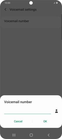 Key in +61414121121 and press OK.