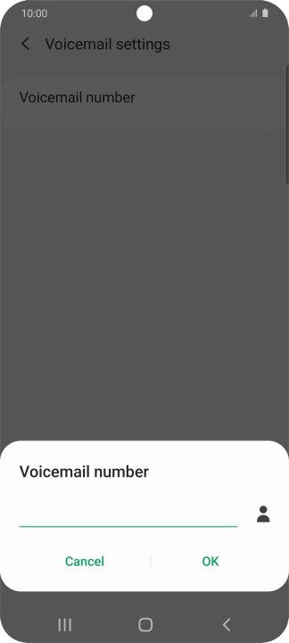 Key in +61414121121 and press OK.