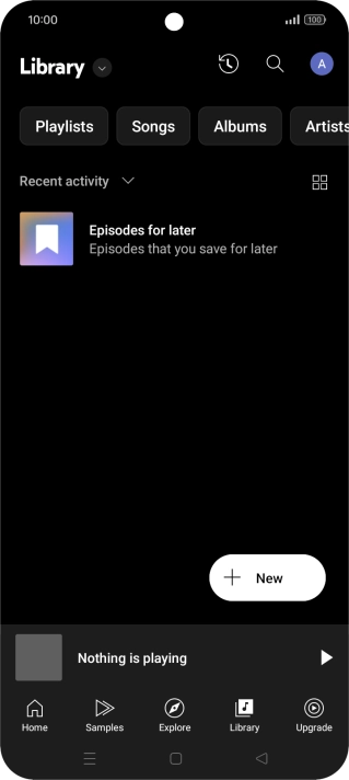 Press the drop down list.