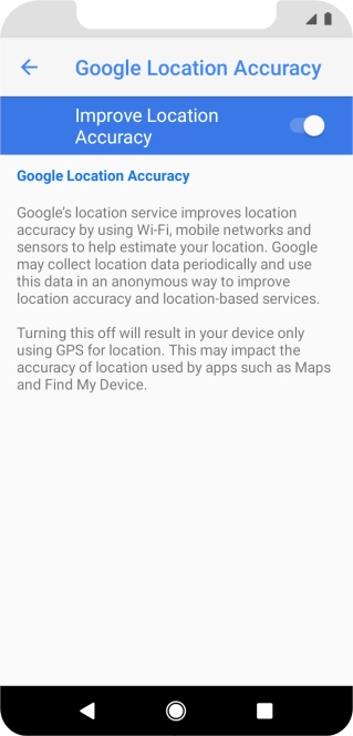 If you press the indicator next to 