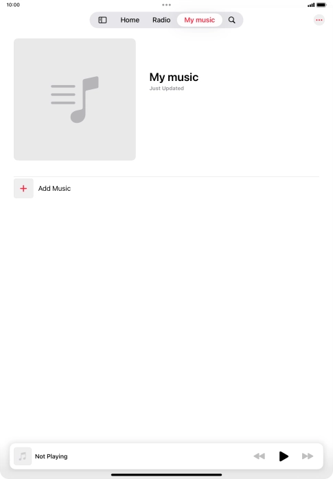 Press Add Music. Press Add Music.